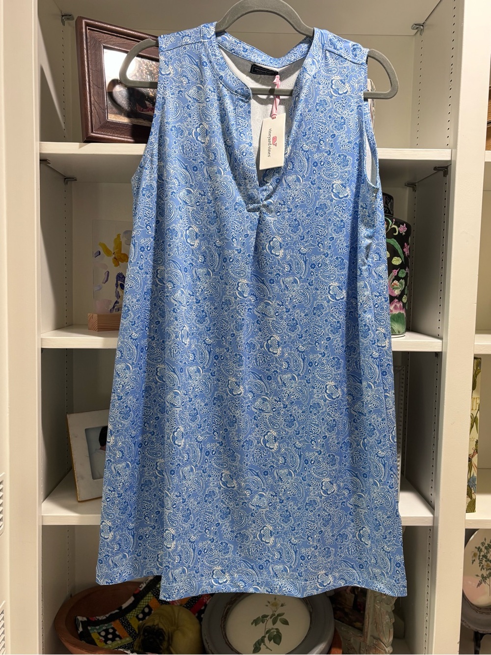 NWT Vineyard Vines Piper Paisley print shift dress Small